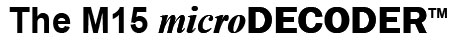 CVP's AirWire900 M15 microDECODER