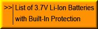 CVP's AirWire900 - List of 11.1V Li-Ion Batteries with Built-in Protection
