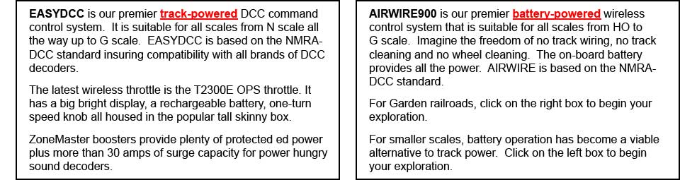 CVP Products EasyDCC and AirWire