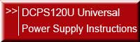 DCPS120U Power Supply Instructions